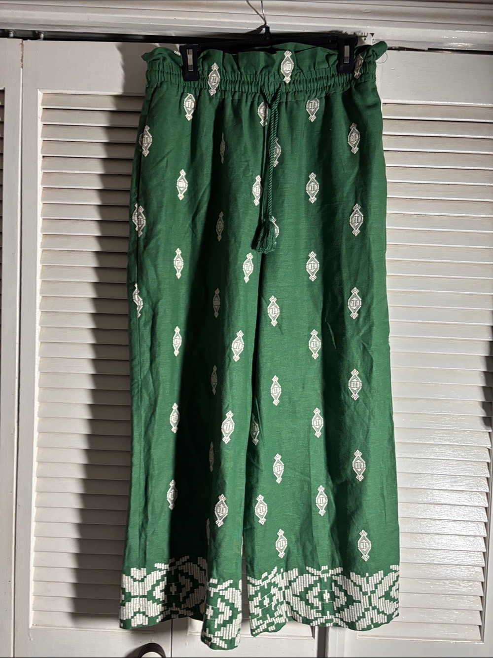 House of Harlow Embroidered Pants.